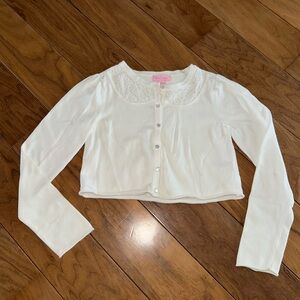 Lilly Pulitzer White Button Down Shirt Classic Style
